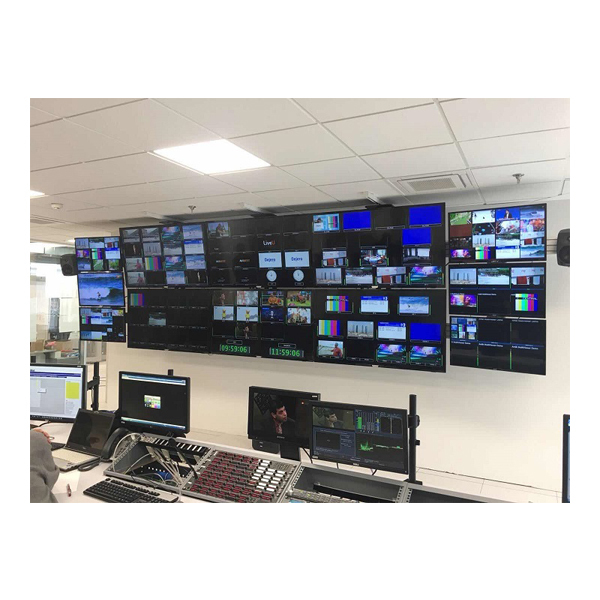 Professional Video Monitor of Multiviewer Server HD H.264 and H.265 Programs Application for DVB IPTV Wowza Security Monitor