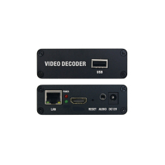 H.265 H.264 USB IP To HDMI Video Streaming Decoder HD IP Camera Decoder For Decoding SRT HTTP RTSP RTMP UDP HLS