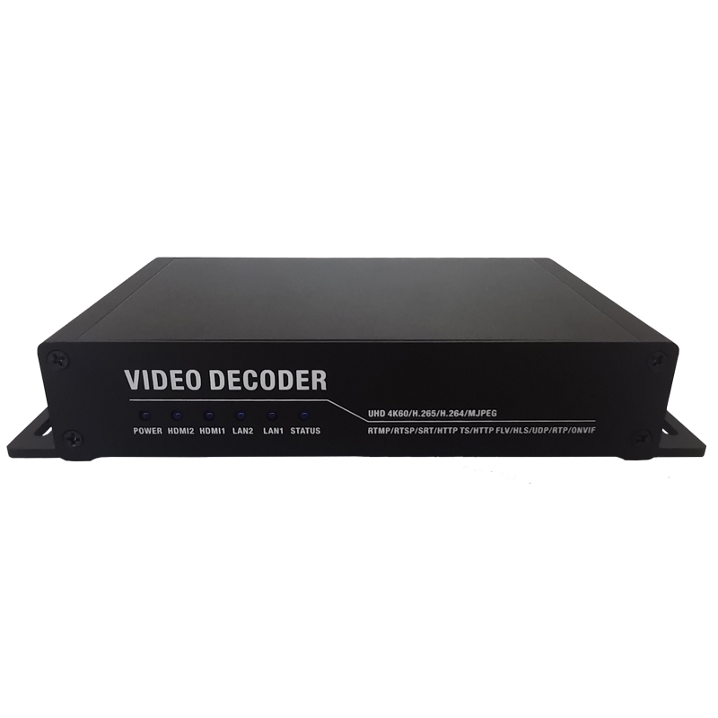 Digital System RTMP RTSP UDPHTTP SRT RTP 2 HDMI H.265/HEVC 4K 60FPS ProVideo Streaming Decoder