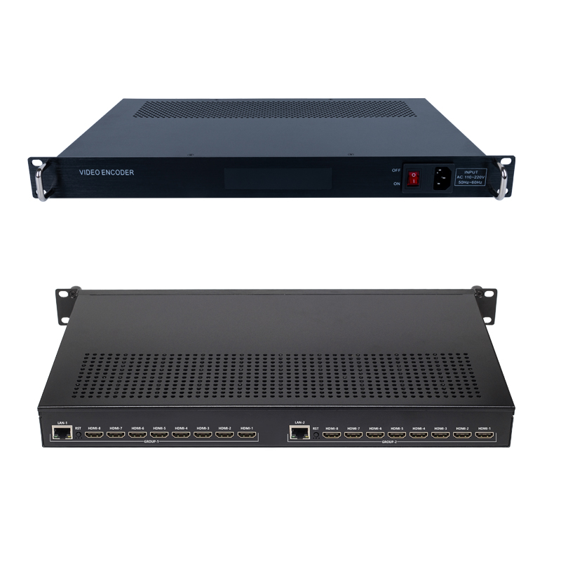 Network Video OTT H.265 Encoder H.264 1080P 60fps 16 Channels for HDMI ...