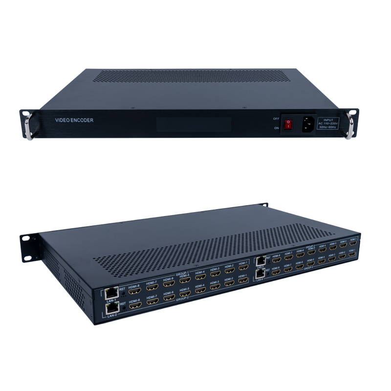 32 Channel HDMI Video H.264 H.265 Encoder With HLS/RTMP/RTSP/HTTP/UDP For YouTube