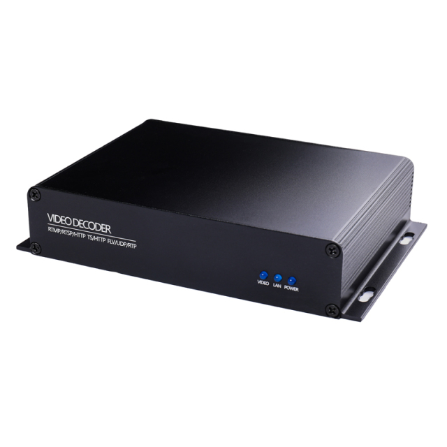 Professional IP SRT to SDI IPTV Decoder HDMI VGA output RTMP to SDI Video Decoder