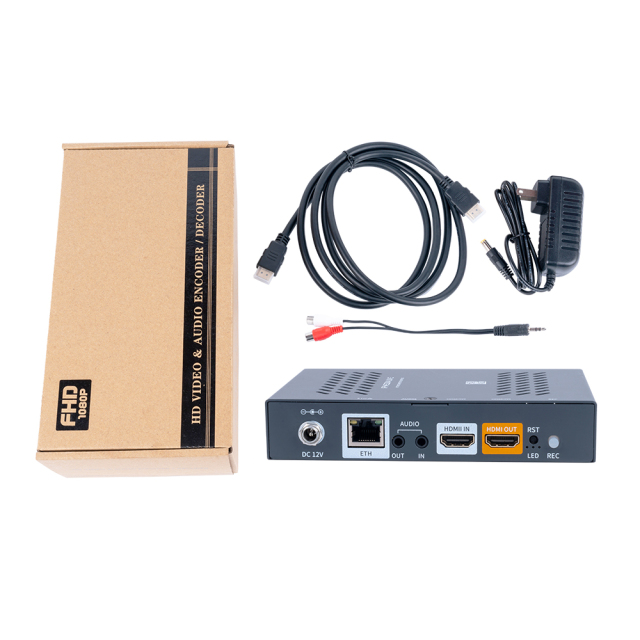 Low Latency Low Cost Live Streaming RTMP HTTP H.265 HEVC 1080P Single HDMI to IPTV Video IP Encoder