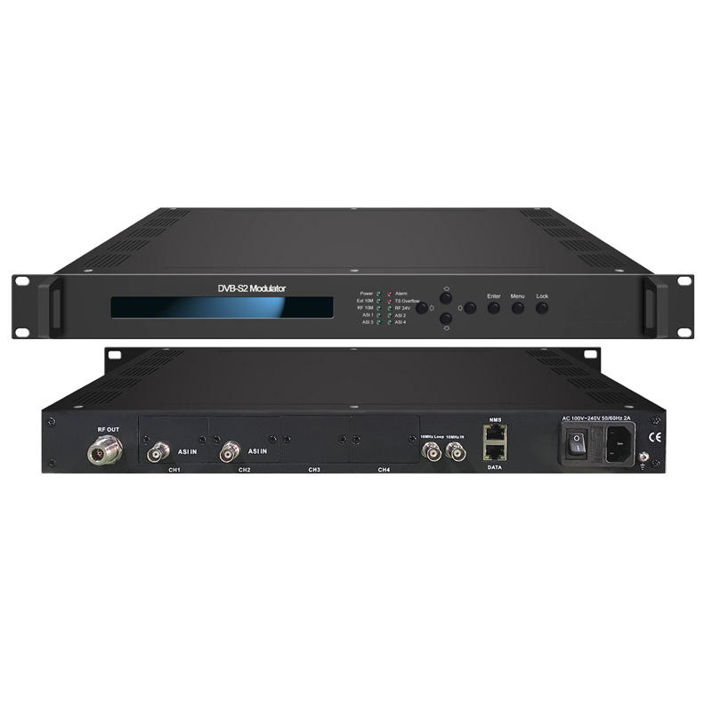 High Performance DVB S2 Modulator ASI IP to Digital DVB-S/S2 RF Output for Broadband Satellite