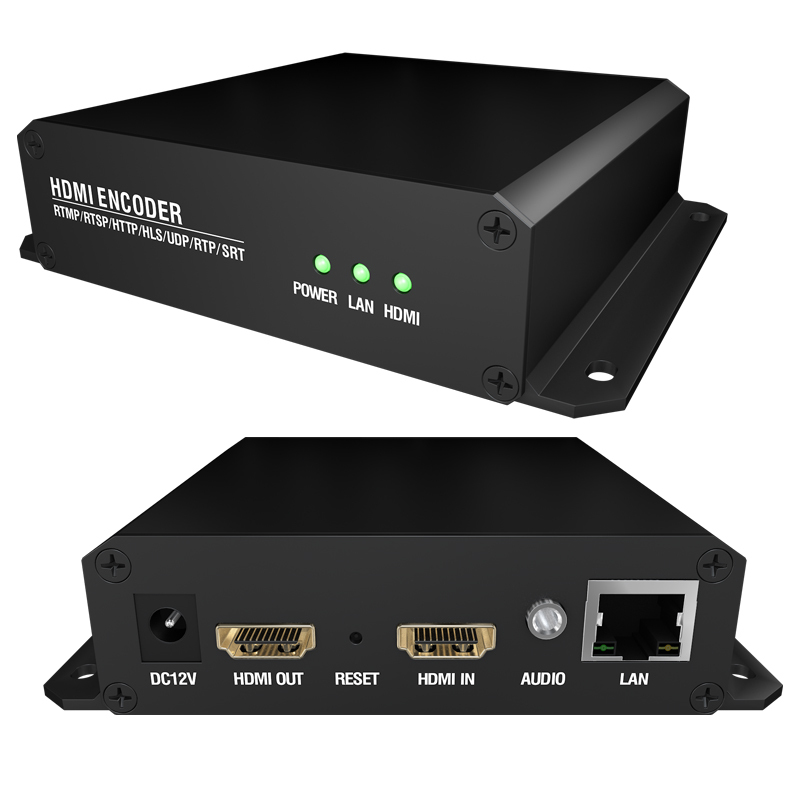 1080P60FPS 4K@30FPS NDI HX IPTV Codec Convert Any HD Video to NDI Video IP H.264 H.265 Encoder