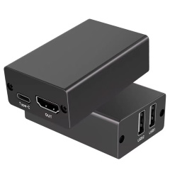 Outdoor 4K Pocket3 UVC USB for HDMI Video Converter Direct Broadcast Push Streaming for Audio/Video Radio TV Broadcasting
