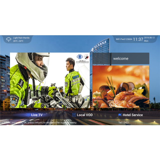 Community Hospital Hotel IPTV Solution Hotel IPTV Streaming Server System