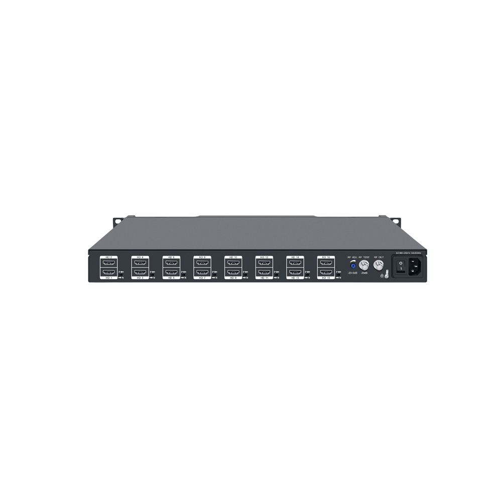16 HDMI to Analog PAL NTSC RF Modulator