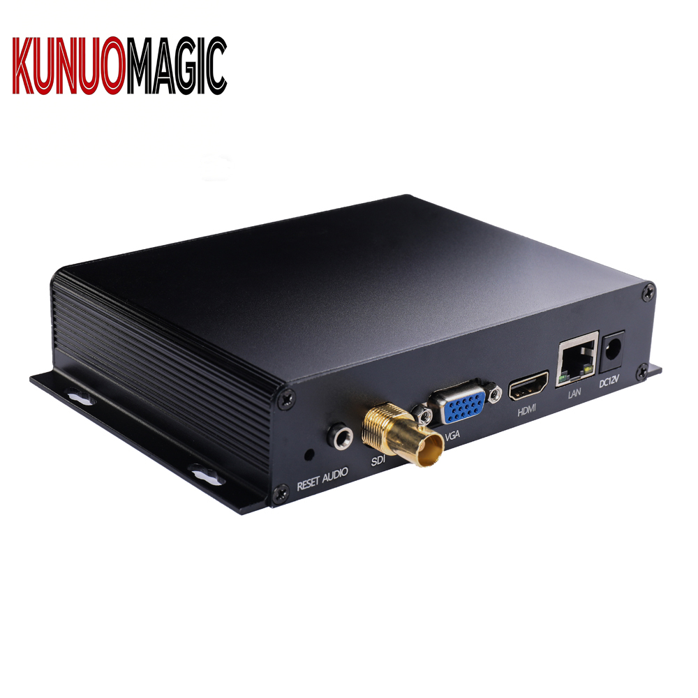 UHD 4K H.265 H.264 SDI HDMI VGA CVBS Decoder Video Audio IP Stream NDI Decoder
