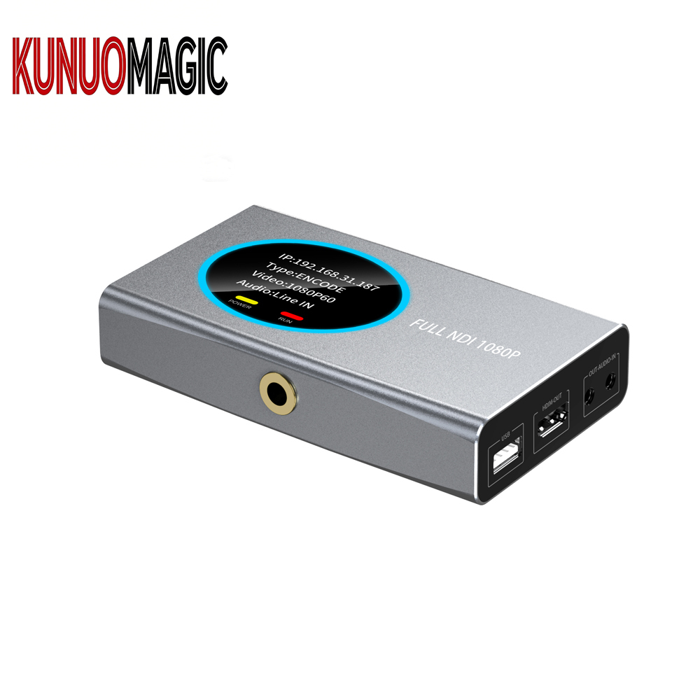 KUNUOMAGIC NDI Encoder Decoder 10800P60 FULL NDI Converter With PTZ Control