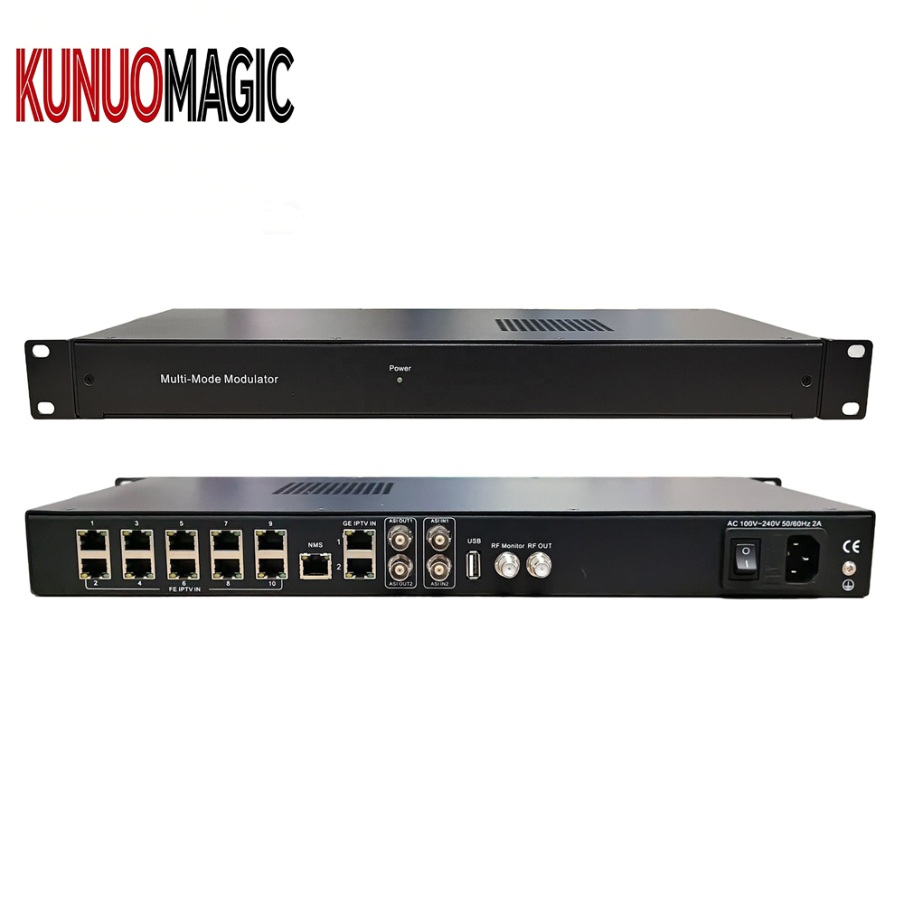 Ip to Rf QAM Modulator Gateway with Multi-modulation ISDB-T/DVB-T /DVB-C/ATSC/DTMB RF in One Device