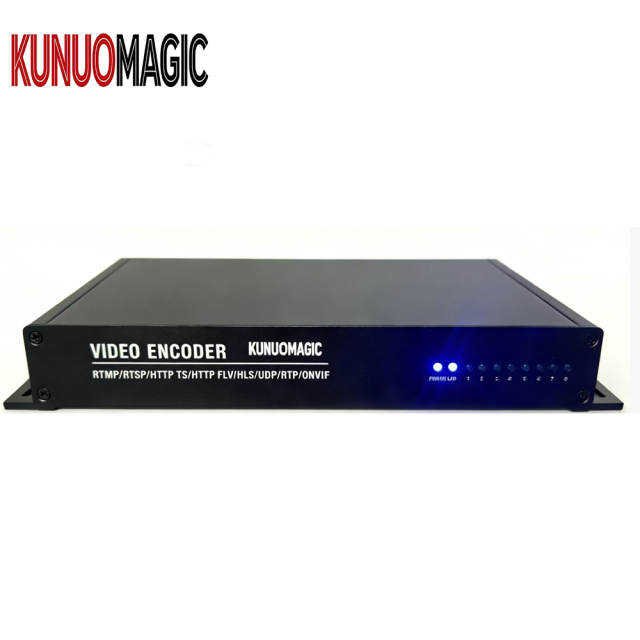 8 in 1 H.265 H.264 HDMI to IP Video Encoder 8 Channels Live Streaming Encoder HD Encoders H265