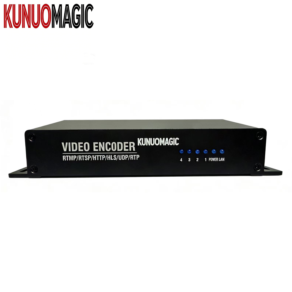 4 Channels H.265 H.264 Rtmp Srt Stream Video Encoder Hdcp hd hdmi to Ip Live Streaming