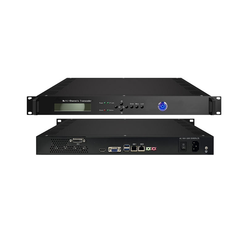PRO H.264/H.265 IPTV Video Transcoder IP Inputs 78 HD Channels Encoding and Transcoding Cut Down Bit Rate