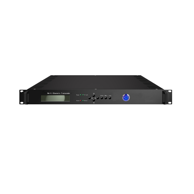 High Efficiency 76-Channels H.265/H.264 Transcoder Multi-Format IP Video Stream Processor