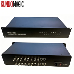 Cable TV Encoder SDI IP 16 Channels HD SDI to IP Encoder H.264 HLS HTTP RTSP RTP RTMP UDP SRT Video Encoder