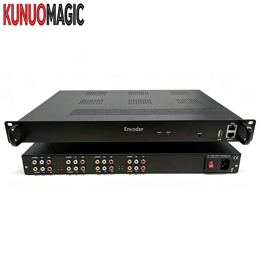 8 In 1 MPEG-2 SD Encoder Udp Multicast Unicast Radio & TV Broadcasting Equipment