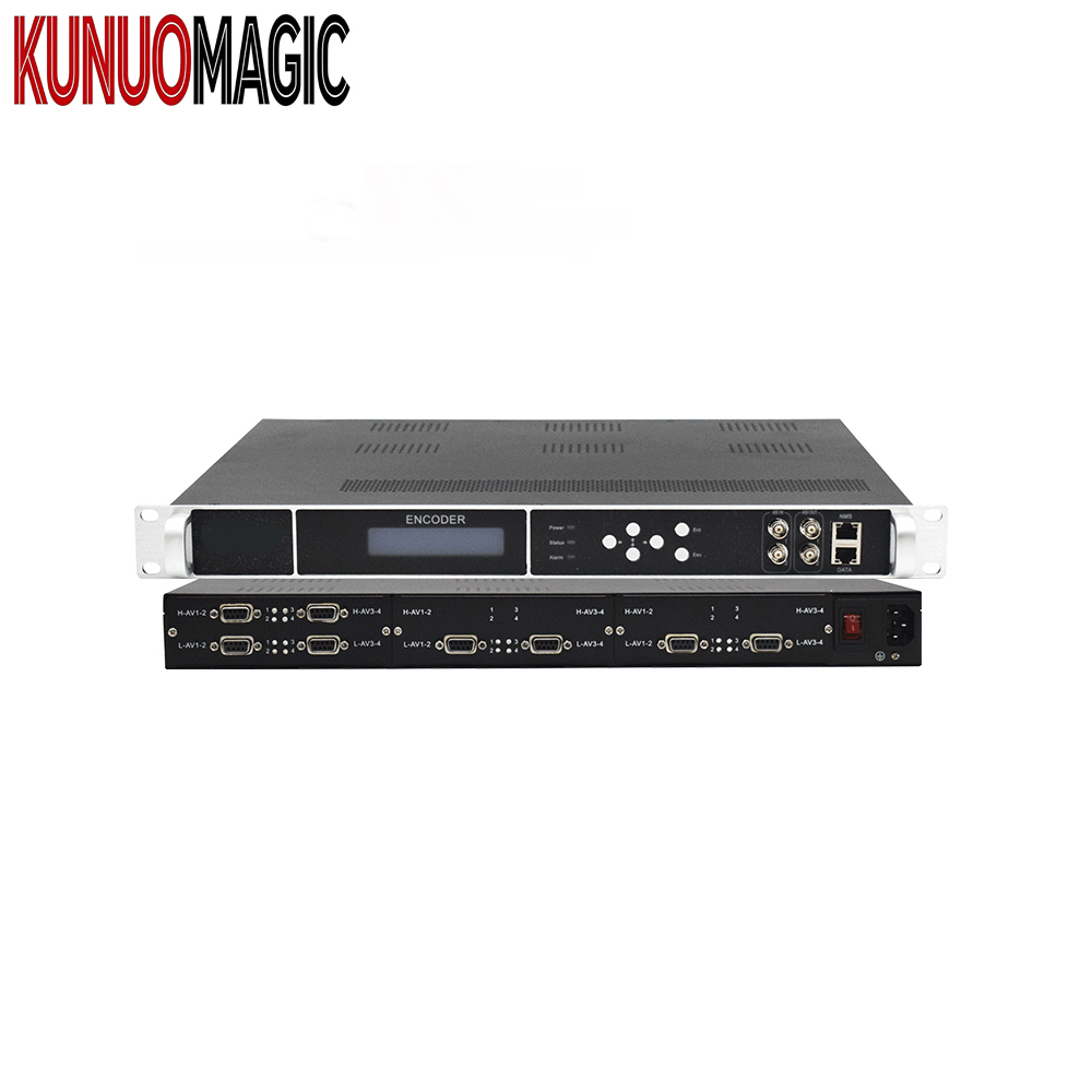8 In 1 MPEG-2 SD Encoder Udp Multicast Unicast Radio & TV Broadcasting Equipment