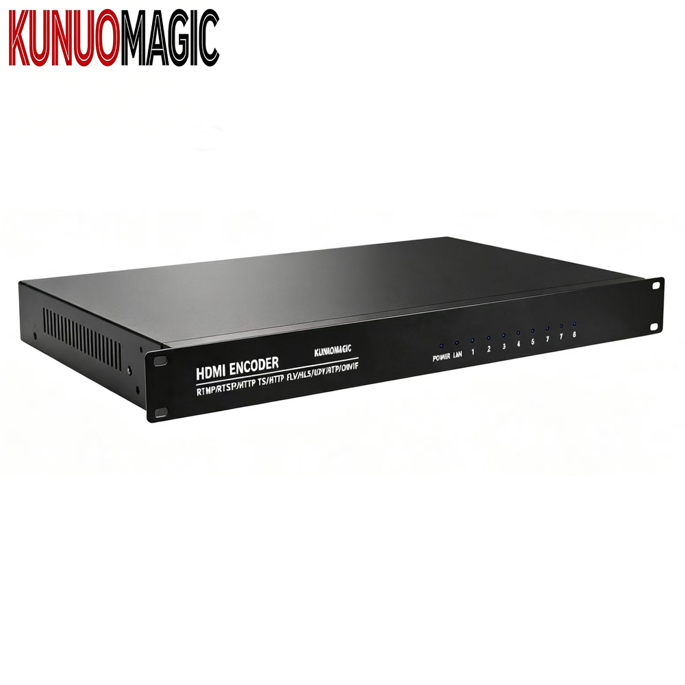 for System 1U HDMI H.265 HEVC TS Over IP Multi-Protocol Streaming Encoder H.264 8 Ports