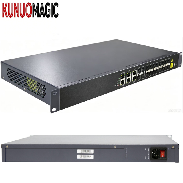 10GE Uplink Port EPON GPON OLT Device FTTH 1 2 4 8 16 Port Pon OLT Optical SFP C+++ Line Terminal