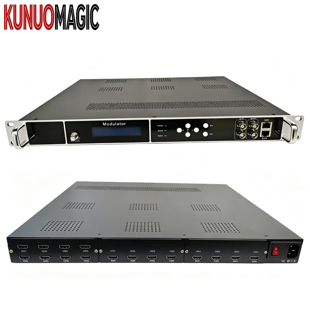 TV Broadcasting 16 HDMI to DVB-T Encoder Modulator