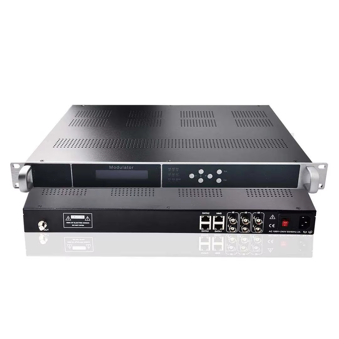 DVB-T ATSC ISDB-T Digital TV Modulator IP to RF for Radio & TV Broadcasting Equipment