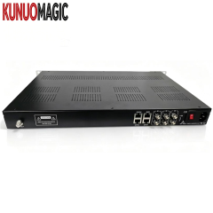 TV Modulator Internet HTTP HLS SRT RTMP to 24 DVB T ISDB T Modulator with IP to RF DVB-T Modulator for Hotel System