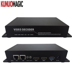 4K@60FPS H.265 Network IP Video Decoder With SRT HTTP HLS UDP Ultra Low Latency and 2*HDMI Port for Live Streaming Media
