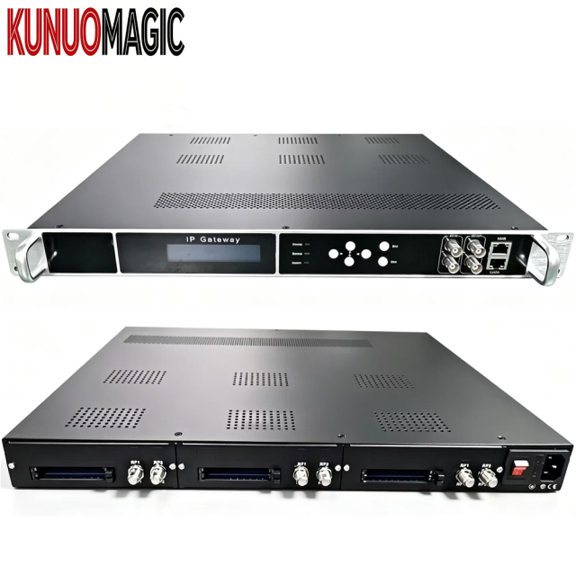 8 CI Slot Universal CAM IRD Processor - Supports DVB-S2X/ATSC/DTMB/ISDB-T & TS over IP for Broadcast Headend
