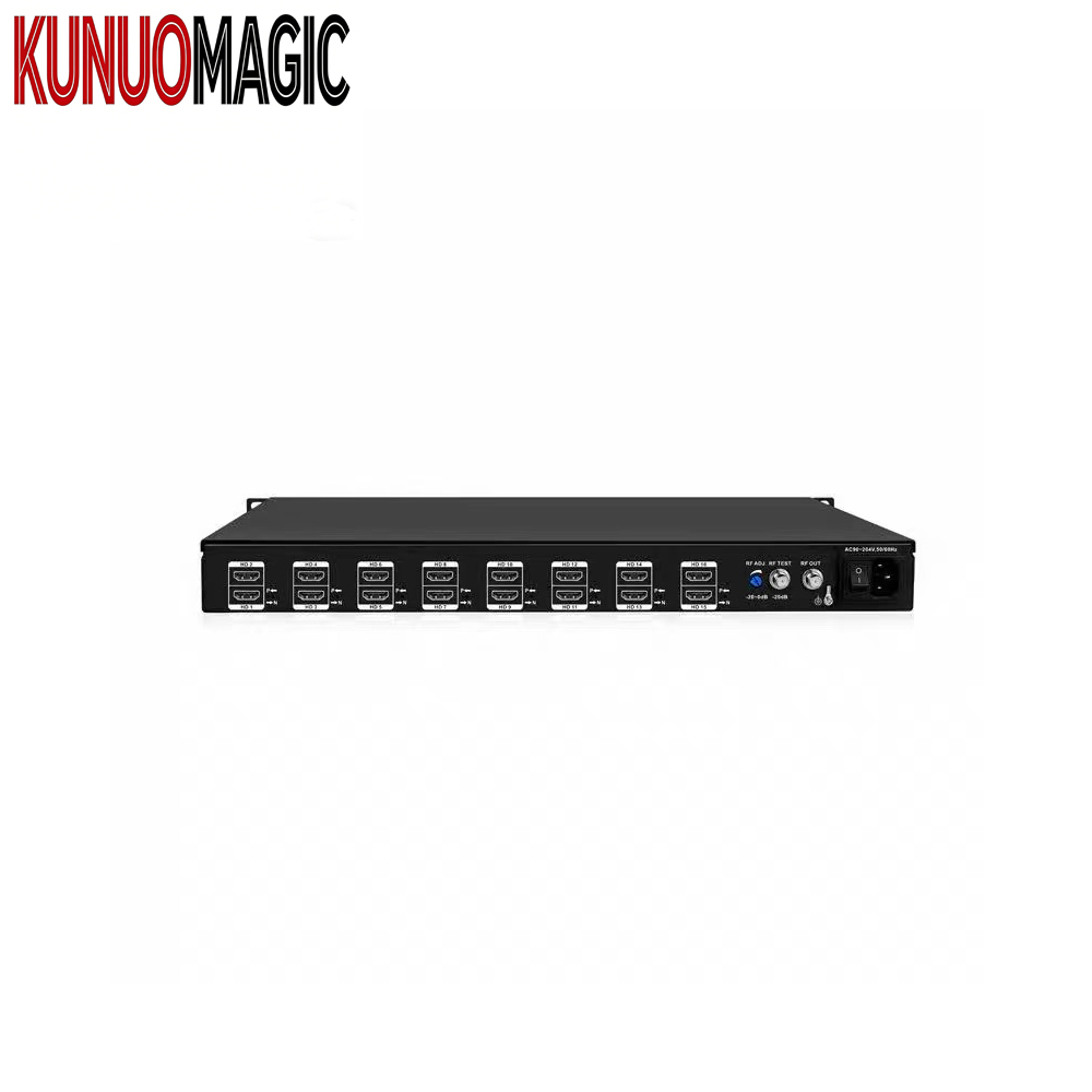 16 in 1 Agile Modulator 16-channel HDMI Agile Adjacent Frequency Modulators
