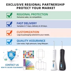 Wholesale Home Use Electric Dental Cleaner 6 Modes Cordless USB Rechargeable Oral Irrigator Portable Dental Water Flosser Accept OEM/ODM