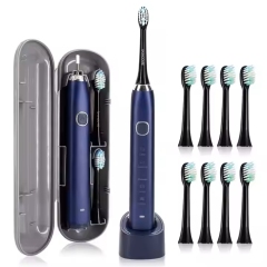 OEM Electric Toothbrush with Custom Logo 5 Modes Soft Dental Clean Waterproof Sonic Toothbrushes (IPX7) for Travel