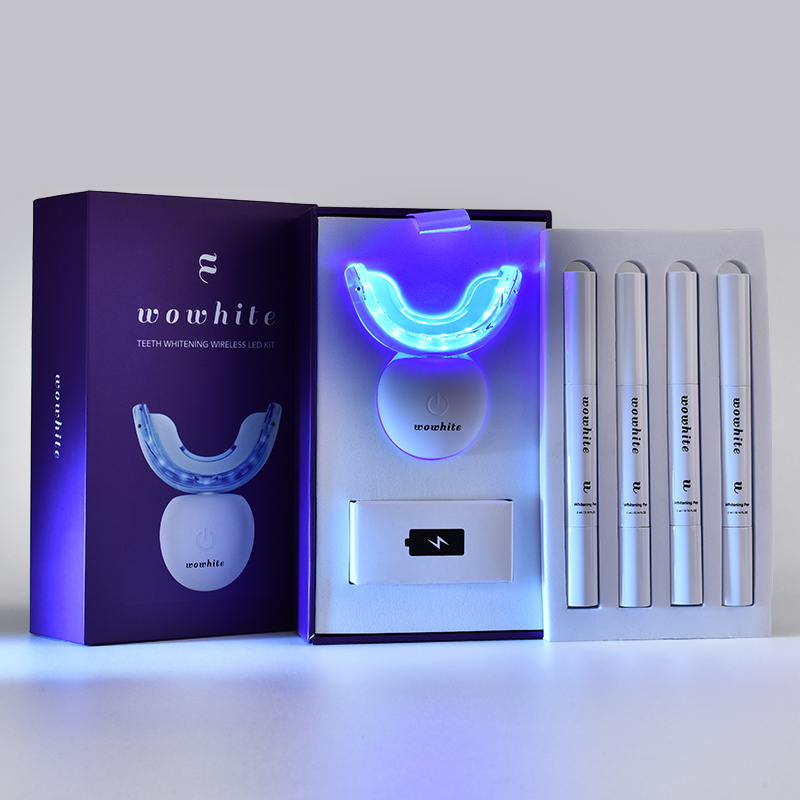 Wowhite Oral Care Best Seller Luxury Boxed Tooth Bleaching Kit Home Set Wholesale Teeth Whitening Kits Private Logo With White Gel Pens Accept OEM&ODM
