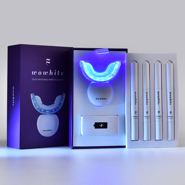 Wowhite Oral Care Best Seller Luxury Boxed Tooth Bleaching Kit Home Set Wholesale Teeth Whitening Kits Private Logo With White Gel Pens Accept OEM&ODM