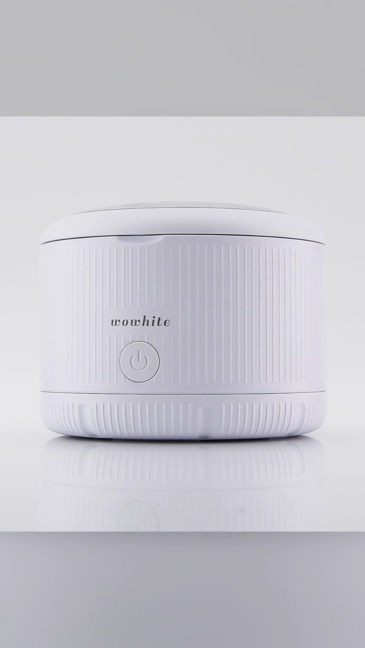 Wholesale Wowhite Private Label Rechargeable 20w 45Khz Ultrasonic cleaner For Jewelry mouthpiece abutment teeth whitening light accept OEM&ODM