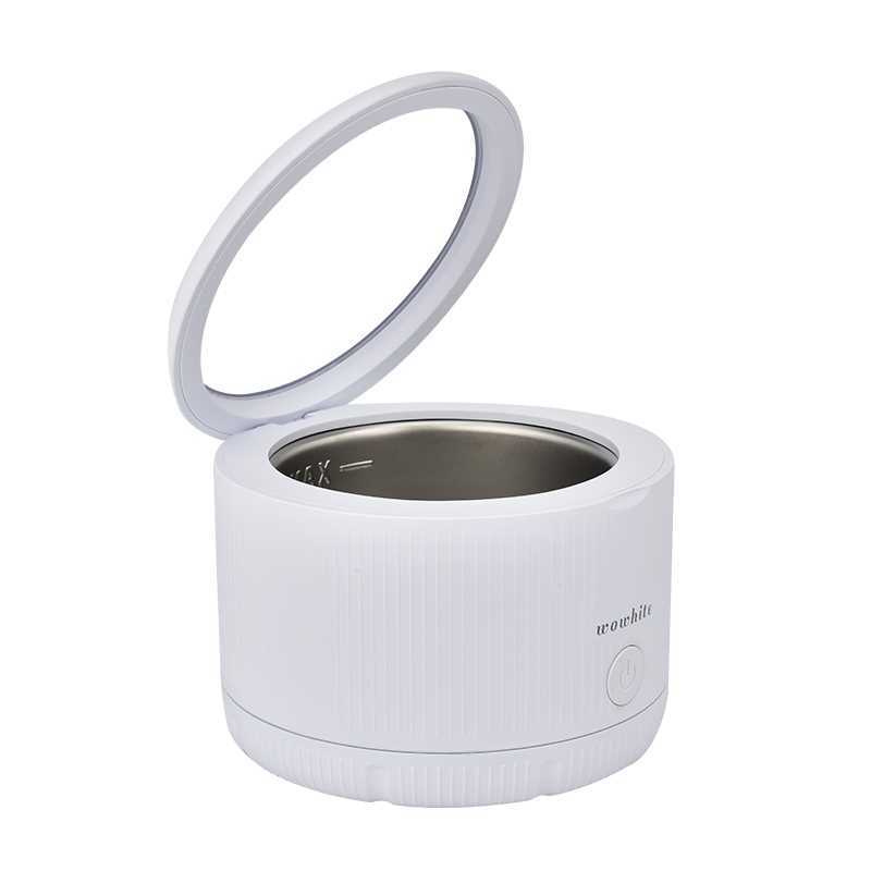 Wholesale Wowhite Private Label Rechargeable 20w 45Khz Ultrasonic cleaner For Jewelry mouthpiece abutment teeth whitening light accept OEM&ODM