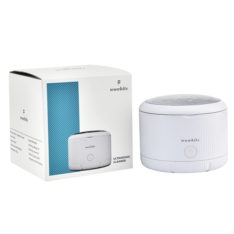 Wholesale Wowhite Private Label Rechargeable 20w 45Khz Ultrasonic cleaner For Jewelry mouthpiece abutment teeth whitening light accept OEM&ODM