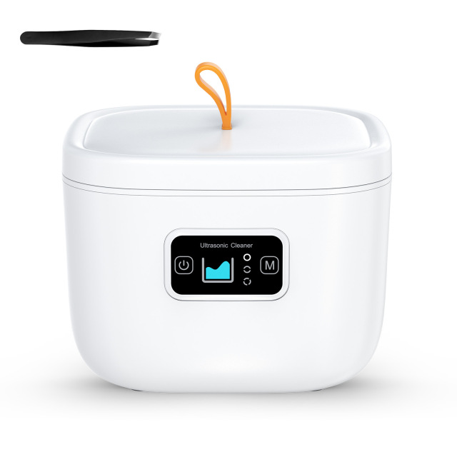 OEM IPX7 Waterproof Ultrasonic UV Dental Cleaner With 225ml Stainless Tank Household Dental Pod Ultrasonic Cleaner for Aligner