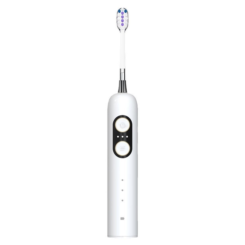 New Wholesale Sweeping vibration electric toothbrush rechargeable model portable family gift set waterproof soft bristles