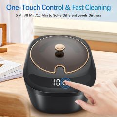 New Ultrasonic Cleaning Machine High-frequency Vibration Violet Sterilization Cleaning Machine Jewelry Wireless Braces Cleaning Machine