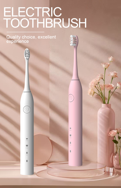 Wholesale New electric toothbrush waterproof  fully automatic for adults  ultrasonic  with soft bristles  suitable for home use
