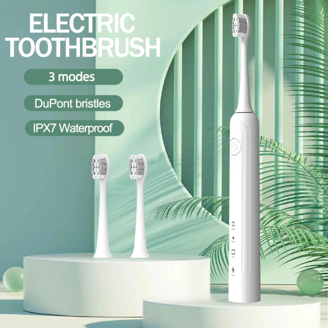 Customized Electric Toothbrush Rechargeable Smart Waterproof Sonic Mini Electric Toothbrush Wholesale