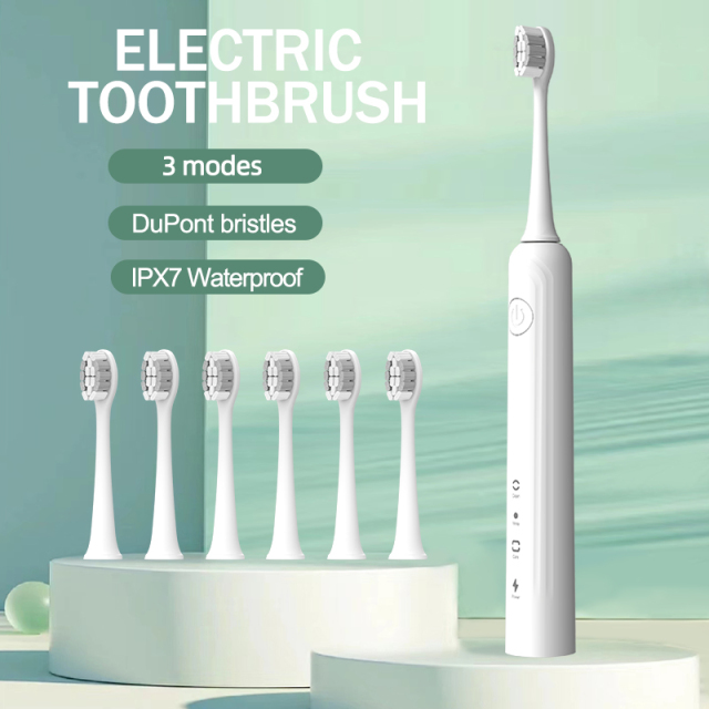 Customized Electric Toothbrush Rechargeable Smart Waterproof Sonic Mini Electric Toothbrush Wholesale