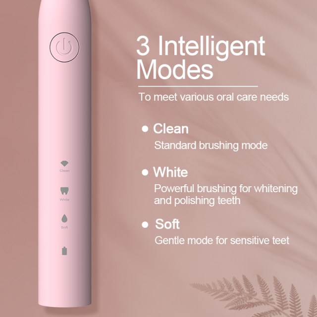 Wholesale New electric toothbrush waterproof  fully automatic for adults  ultrasonic  with soft bristles  suitable for home use