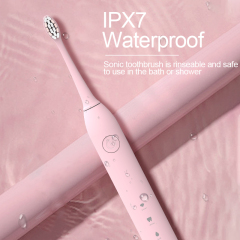 Wholesale New electric toothbrush waterproof  fully automatic for adults  ultrasonic  with soft bristles  suitable for home use