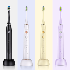 Wholesale OEM Private Logo Kids Adult Low Noise Deep Cleaning Rechargeable Sonic Electric Toothbrush for Children Adult