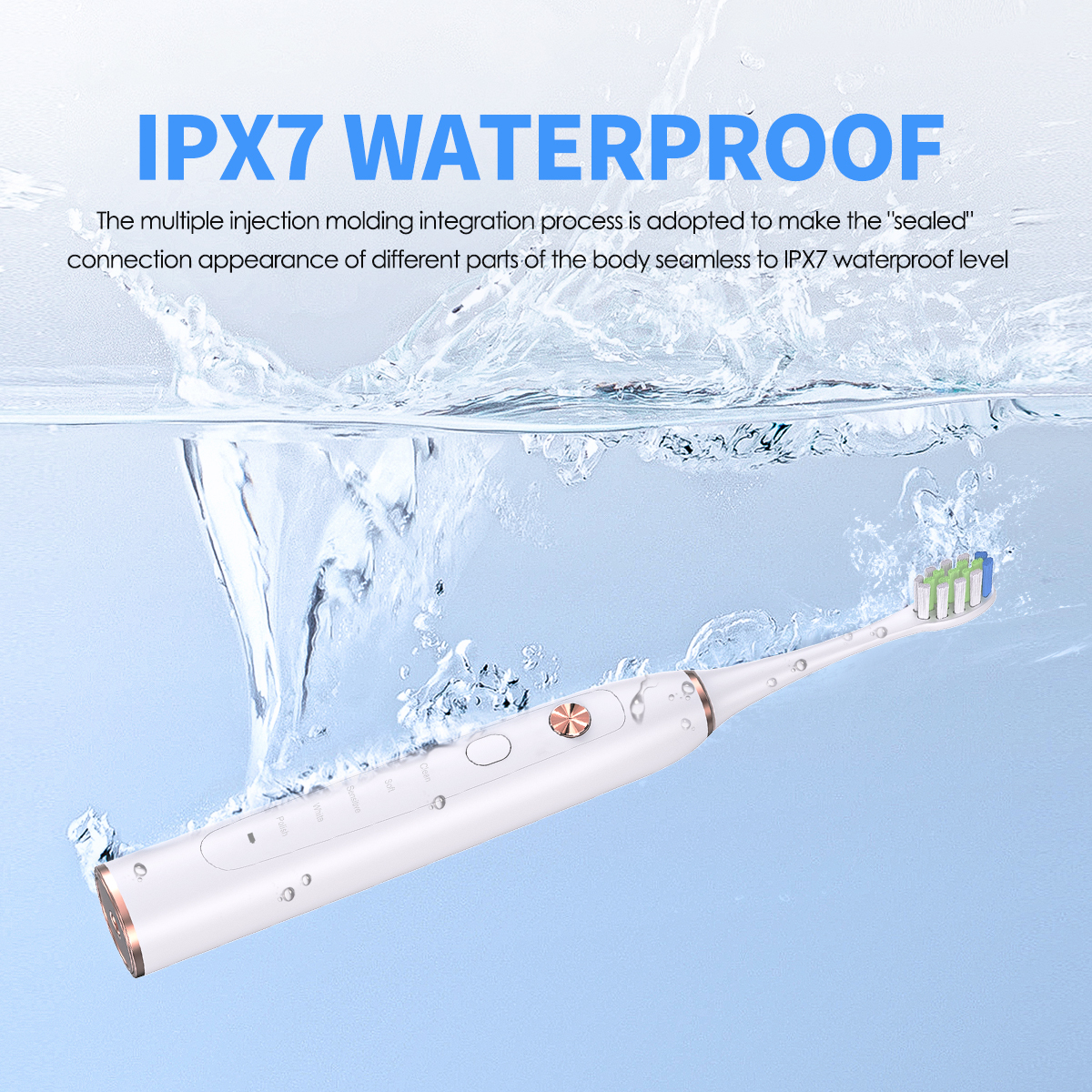 Wholesale OEM Private Logo Kids Adult Low Noise Deep Cleaning Rechargeable Sonic Electric Toothbrush for Children Adult