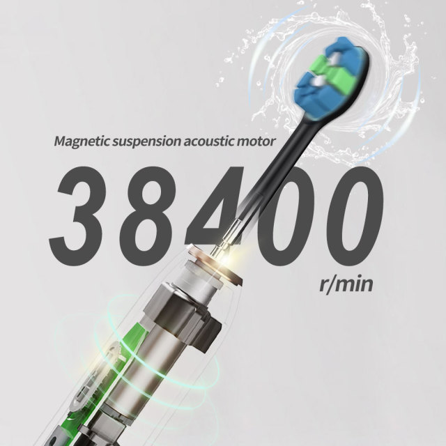 Hot Sale Cheap Automatic Sonic Toothbrush Slim Smart Rechargeable Teeth Whitening Black Electric Toothbrush with Charger Adults