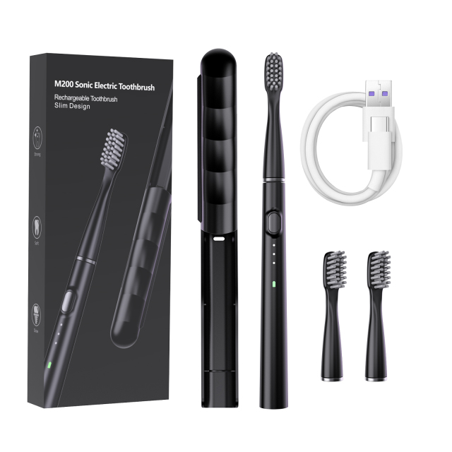 Wholesale Rechargeable Electric Toothbrush OEM Logo Intelligent Whitening Teeth Charge Slim Smart Sonic Electric Vibrating Toothbrush