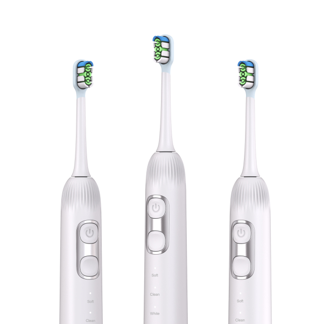 Wholesale Stock Wireless Charging IPX7 Smart Wave Sweep Oscillating Servo Motor Electric Sonic Toothbrush Accept OEM/ODM